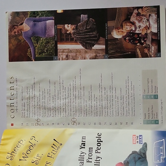 Interweave Knits Magazine Spring 2003 Vintage Chic Patterns - Picture 4 of 12